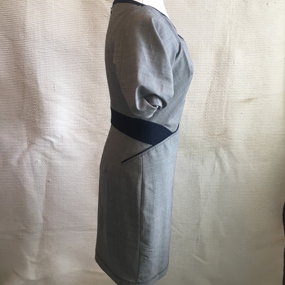 Zac Posen M Pinup Houndstooth Checked Midi Dress - Picture 4 of 8